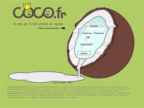 Le site de chat cocoland ou coco.gg